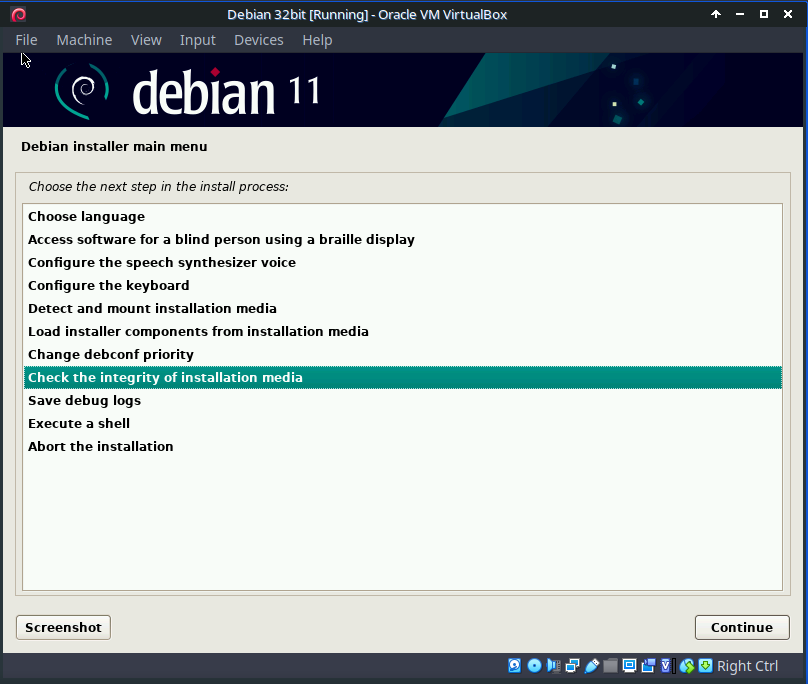 check integrity of debian.png